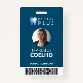 Custom Badge - Logo, Photo, Name and Barcode