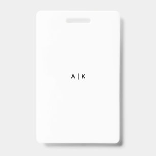 Custom Badge, Orientation: Vertical, Attachment Badge