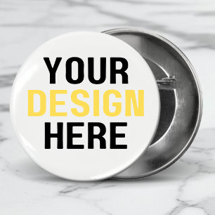 Custom Badge Personalized Logo Image Gift Business 3 Inch Round Button