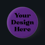 Custom Badge, Personalized Logo | Promotional Char 2 Inch Round Button<br><div class="desc">Create your own unique pin with this customizable button! Whether you're promoting a cause, celebrating an event, or showing off your art or logo, this "Your Design Here" template is the perfect canvas. Ideal for events, parties, campaigns, businesses, or everyday flair. Just upload your design, add text or graphics, and...</div>