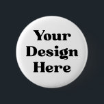 Custom Badge, Personalized Logo | Promotional Char 2 Inch Round Button<br><div class="desc">Create your own unique pin with this customizable button! Whether you're promoting a cause, celebrating an event, or showing off your art or logo, this "Your Design Here" template is the perfect canvas. Ideal for events, parties, campaigns, businesses, or everyday flair. Just upload your design, add text or graphics, and...</div>