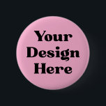 Custom Badge, Personalized Logo | Promotional Char 2 Inch Round Button<br><div class="desc">Create your own unique pin with this customizable button! Whether you're promoting a cause, celebrating an event, or showing off your art or logo, this "Your Design Here" template is the perfect canvas. Ideal for events, parties, campaigns, businesses, or everyday flair. Just upload your design, add text or graphics, and...</div>