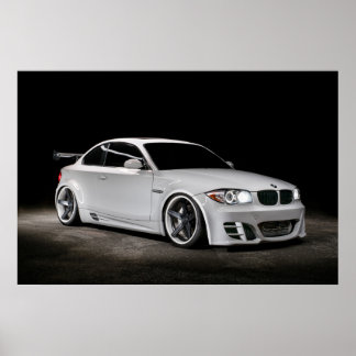 Custom Bagged Widebody BMW 1 Series Poster