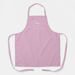 Custom Baker Queen Baker Lover White Text Apron