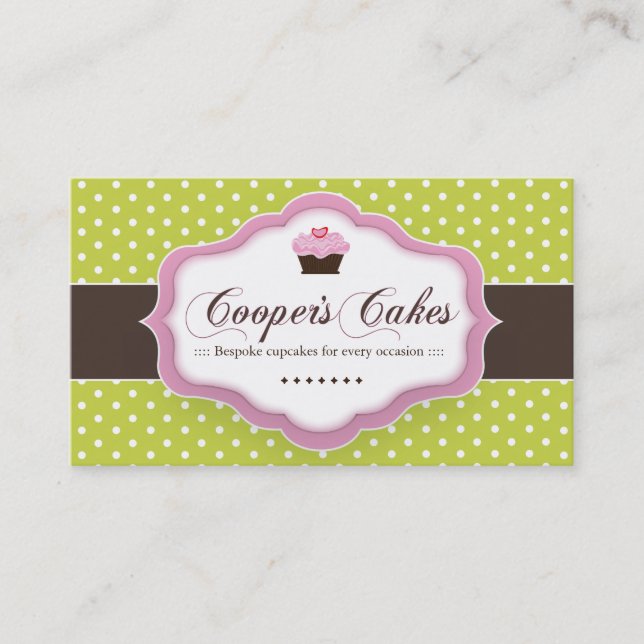 CUSTOM BAKERY BUSINESS CARD (Front)