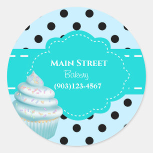 Custom Bakery Business Stickers