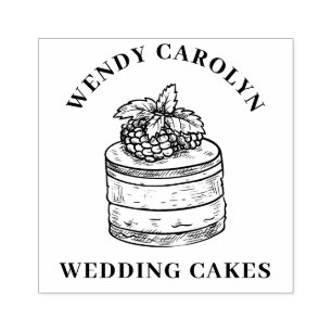 Custom Bakery Logo Rubber Stamp