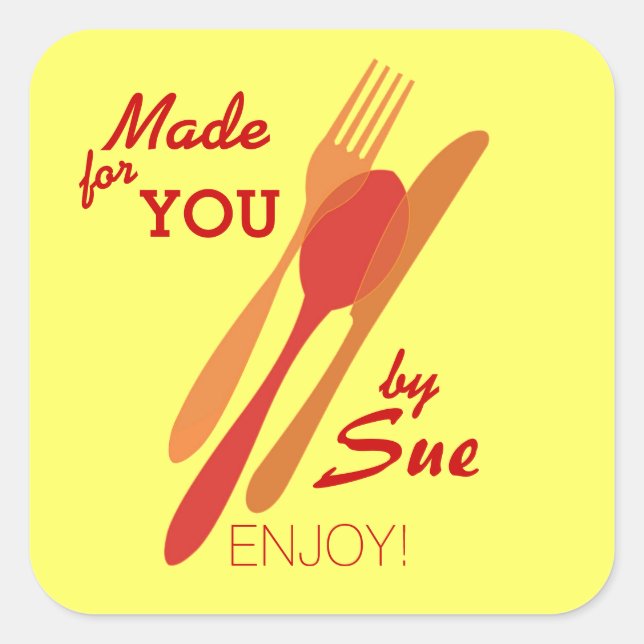Custom Baking & Cooking Gift Tags (Front)