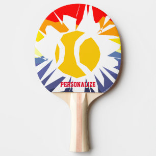 Custom ball hole ping pong paddle for table tennis