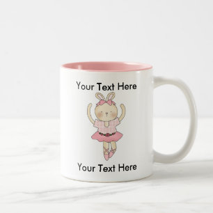 Custom Ballerina Bunny Mug - Customizable