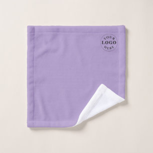 Custom Band Logo Wash Cloth in Soft Purple Style
