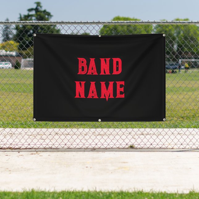 Custom Band Merch Banner (Insitu)