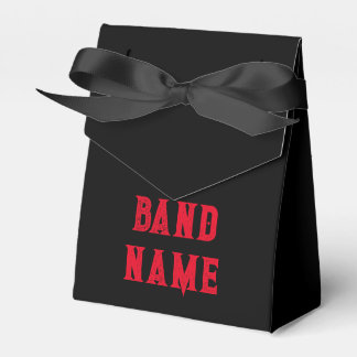 Custom Band Merch Favor Box