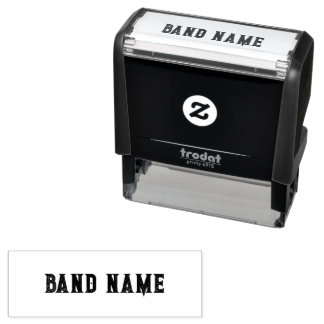 Custom Band Merch Self-inking Stamp