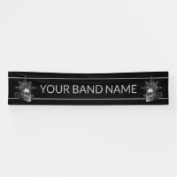 Custom Band Merch Skull Metal Rock Show Music Gig