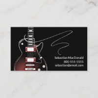Custom Band Name Rock & Roll Guitar Musician Music