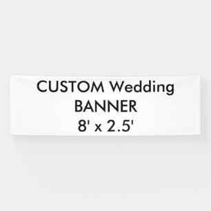 Custom Banner 8' x 2.5'