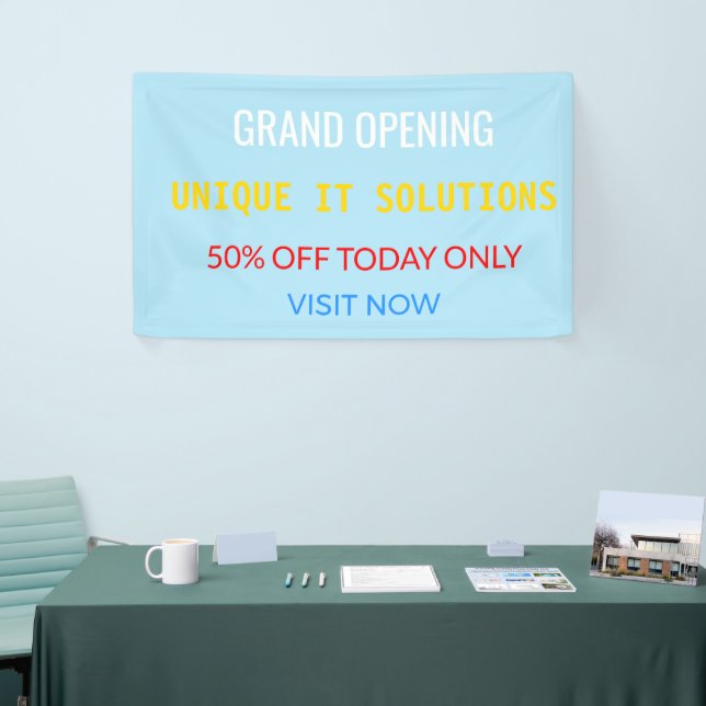 Custom Banner Personalized Vinyl Banner Sign (Tradeshow)