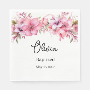 Custom Baptism  Napkin