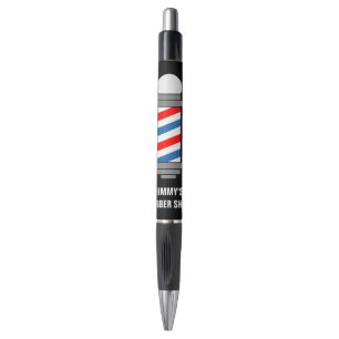Custom barber shop pole pens for hair stylist
