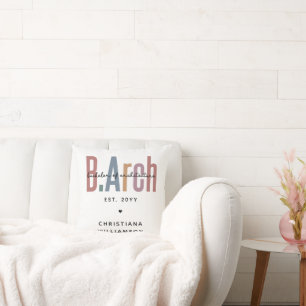 Custom BArch Bachelor of Architecture Graduation Throw Pillow