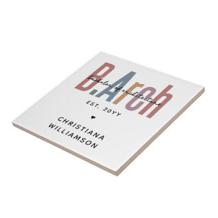 Custom BArch Bachelor of Architecture Graduation Tile