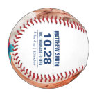 Custom Baseball Baby Birth Announcement Photos