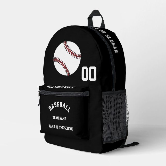 Custom Baseball Backpack – Personalized Team Desig (Back Corner Right)