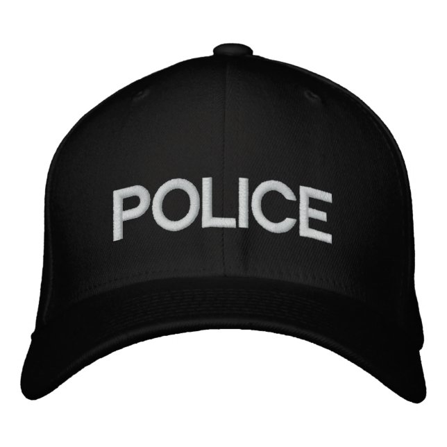Custom Baseball Cap POLICE (Front)