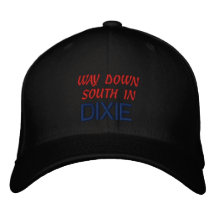 Custom Baseball Cap with phrase "way down south in