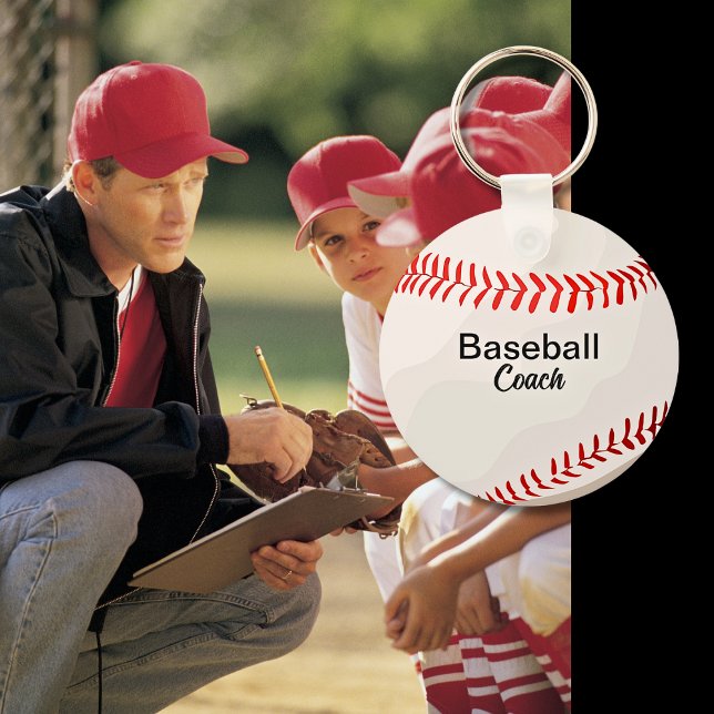 Custom Baseball Coach Keepsake Keychain (Creator Uploaded)