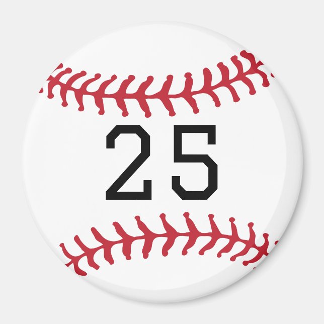 Custom Baseball gift for sports team Magnet (Front)