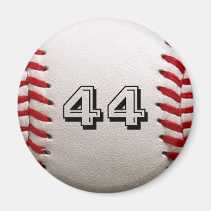 Custom Baseball Number Art – High-Def Sports Photo Magnet