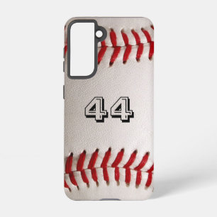 Custom Baseball Number Art – High-Def Sports Photo Samsung Galaxy Case