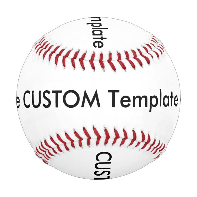 Custom Baseball, Regulation Size, Hand Stitched Baseball (Front)