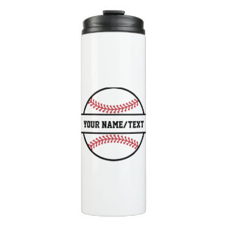 CUSTOM BASEBALL THERMAL TUMBLER