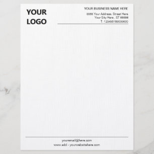 Custom Basic Business Office Letterhead with Logo