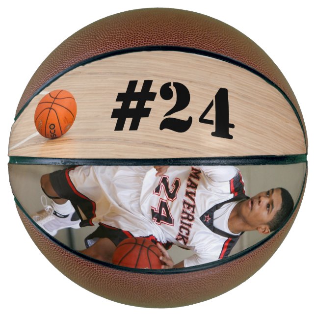Custom Basketball - Add your image & Number (Front)