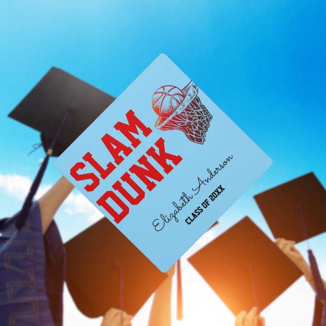 Custom Basketball Graduation Cap Topper (Creator Uploaded)