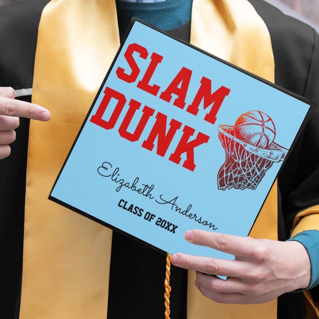 Custom Basketball Graduation Cap Topper (Creator Uploaded)