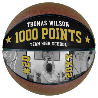 Custom Basketball Keepsake – 1000 Points Milestone