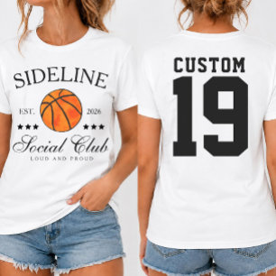 Custom Basketball Social Club T-Shirt