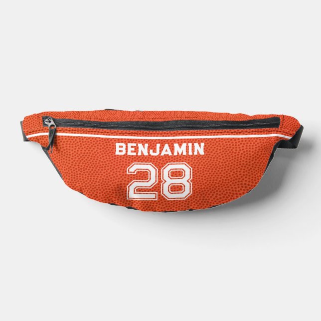Custom Basketball Textured Player Number Orange (Poser)