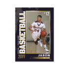 Custom Basketball Trading Card, Baller Gold Player