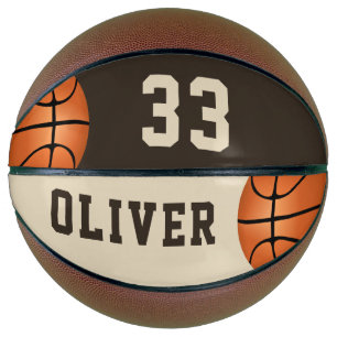 Custom Basketball with Player's Name and Number