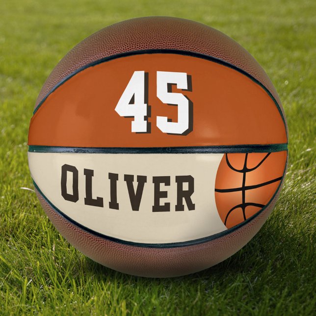 Custom Basketball with Player's Name and Number (Creator Uploaded)