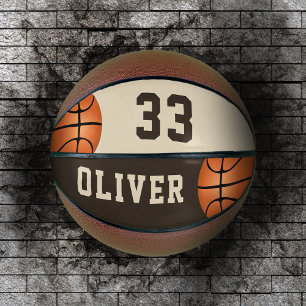 Custom Basketball with Player's Name and Number