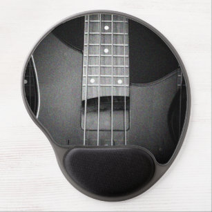 Custom Bass Guitar Modern Music Template Add Text Gel Mouse Pad