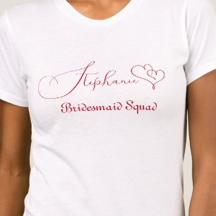 Custom Batchelorette Squad Modern Minimalist T-Shirt