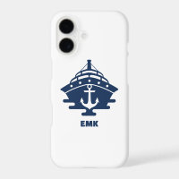 Custom Beach Cruise Nautical Anchor Monogram